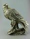 Decorative Hand Carved Tibet Silver Eagle Statue