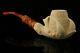 Deluxe Eagle's Claw Hand Carved Block Meerschaum Pipe In Case 9381