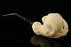 Deluxe Eagle's Claw Hand Carved Block Meerschaum Pipe With Case 10407
