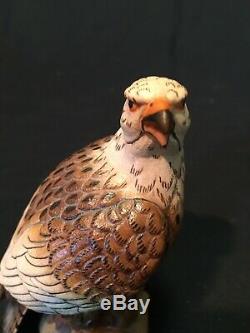 Dolfi Anri Hand Carved Wood Figurine Bald Eagle Bird Decoy