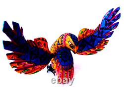 EAGLE Alebrije Hand Painted Carving Oaxacan Folk Art Oaxaca Mexico