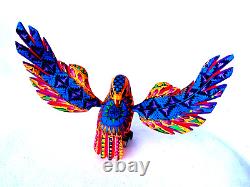 EAGLE Alebrije Hand Painted Carving Oaxacan Folk Art Oaxaca Mexico