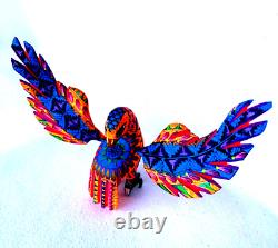 EAGLE Alebrije Hand Painted Carving Oaxacan Folk Art Oaxaca Mexico