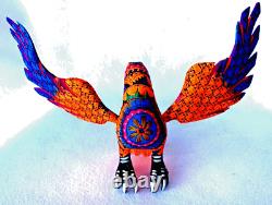 EAGLE Alebrije Hand Painted Carving Oaxacan Folk Art Oaxaca Mexico