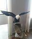 Eagle Stone Bird Figurine Hand Carved In Brazil 26 Tall