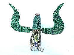 EAGLE WITH ANIMAL BODY ALEBRIJE Hand Crafted Folk Art Oaxacan Carving Oaxaca Mex