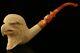 Eagle Beak Block Meerschaum Pipe Hand Carved By Kenan With Case 9827