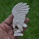 Eagle Carving 101mm Height T488 In Moose Antler Hand Carved