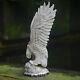 Eagle Carving 106mm Height T509 In Antler Hand Carved