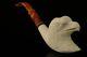 Eagle Hand Carved Block Meerschaum Pipe By Kenan In A Fit Case 8956