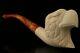 Eagle Hand Carved Block Meerschaum Pipe With Custom Case 10624