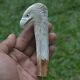 Eagle Head Carving 120mm Length Handle H1047 In Antler Bali Hand Carved