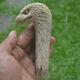 Eagle Head Carving 126mm Length Handle H900 In Antler Bali Hand Carved