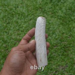 Eagle Head Carving 130mm Length Handle H1159 in Antler Bali Hand Carved