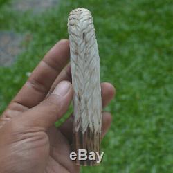 Eagle Head Carving 130mm Length Handle H899 in Antler Bali Hand Carved