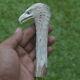 Eagle Head Carving 133mm Length Handle H628 In Antler Bali Hand Carved