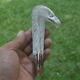 Eagle Head Carving 133mm Length Handle H996 In Antler Bali Hand Carved