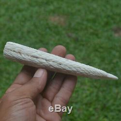 Eagle Head Carving 143mm Length Handle H944 in Antler Bali Hand Carved