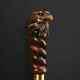 Eagle Head Hand Carved Handmade Handle Wooden Walking Stick Cane Hiking