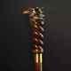 Eagle Head Hand Carved Handmade Handle Wooden Walking Stick Cane Hiking Designer