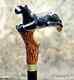 Eagle Head Hand Carved Handmade Handle Wooden Walking Stick Cane Hiking Designer