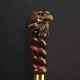 Eagle Head Hand Carved Handmade Handle Wooden Walking Stick Hiking Designer