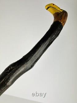 Eagle Head Handle Hand Carved Walking Cane Wooden Walking Stick Handmade