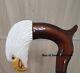 Eagle Head Handle Hand Carved Walking Cane Wooden Walking Stick Handmade Cane N2