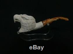 Eagle Head Meerschaum Ppe Tobacco Handcarved Master By M. Dülger