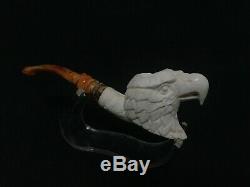 Eagle Head Meerschaum Ppe Tobacco Handcarved Master By M. Dülger