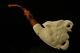 Eagle Head In Claw Hand Carved Meerschaum Pipe By Emin Brothers In Case 8184