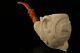 Eagle Medallion Claw Hand Carved Meerschaum Pipe By I. Baglan In Case 8449
