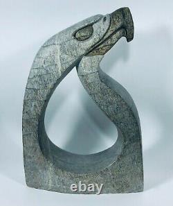 Eagle Soapstone Six Nations Hand Carved Stone By Sue Sky Canadian Iroquois