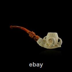 Eagle claw Meerschaum Pipe hand carved smoking tobacco pfeife with case