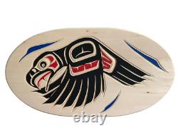 Eagle in Mid-Flight hand-carved from basswood Aboriginal Art, West Coast