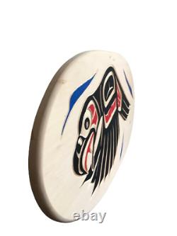 Eagle in Mid-Flight hand-carved from basswood Aboriginal Art, West Coast