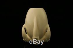 Eagle's Claw Hand Carved BLOCK Meerschaum Pipe with CASE 10366