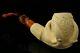 Eagle's Claw Hand Carved Block Meerschaum Pipe By Emin Brothers In Case 9828