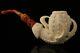 Eagle's Claw Hand Carved Block Meerschaum Pipe In Case 8812