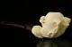 Eagle's Claw Hand Carved Block Meerschaum Pipe With Case 10209