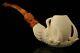 Eagle's Claw Hand Carved Block Meerschaum Pipe With Case 10305