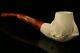 Eagle's Claw Hand Carved Block Meerschaum Pipe With A Custom Case 10550
