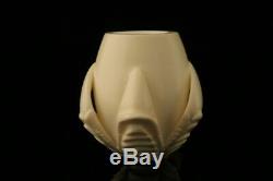 Eagle's Claw Hand Carved Block Meerschaum Pipe with a custom CASE 10742