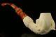 Eagle's Claw Hand Carved Block Meerschaum Pipe With Custom Case 11232