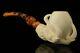 Eagle's Claw Hand Carved Block Meerschaum Pipe With Custom Case 12075r