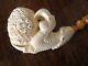 Eagle's Claw Hand Carved By Kudret Meerschaum Pipe In Custom Made Box