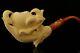 Eagle's Claw Hand Carved By Kudret Block Meerschaum Pipe In Custom Case 9984