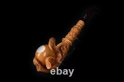 Eagle's Meerschaum Pipe, Hand Carved Eagle's Claw, Eagle Claw
