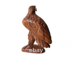 Eagle sculpture eagle wood carving Hand Carved Statue Wood gift item