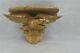 Eagle Shelf Hand Carved Glass Eye Gold 19 In Architectural Original 19th Antique